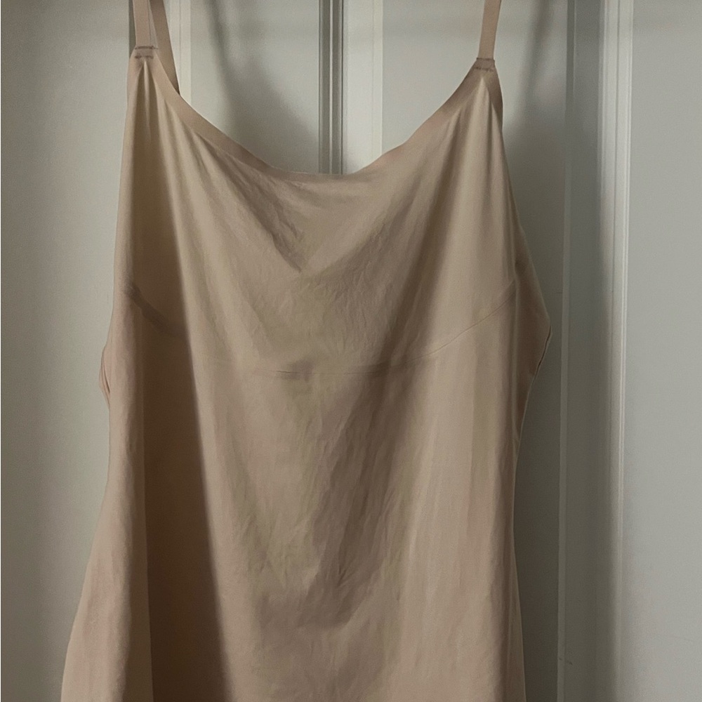 SPANX Cream Slip Dress